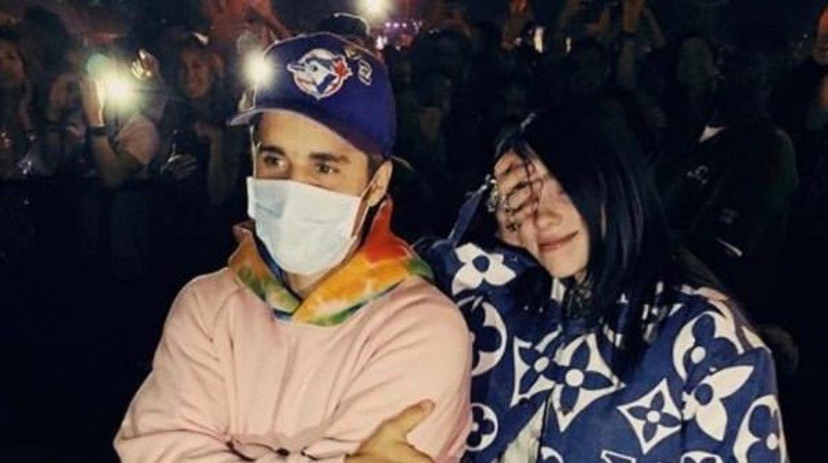 Billie Eilish por fin conoció a Justin Bieber en Coachella