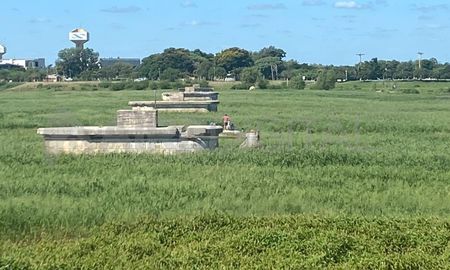 Santafesinos autoconvocados estuvieron este sábado en inmediaciones de los antiguos pilotes ferroviarios sobre la laguna Setúbal. Santafesinos autoconvocados estuvieron este sábado en inmediaciones de los antiguos pilotes ferroviarios sobre la laguna Setúbal.
