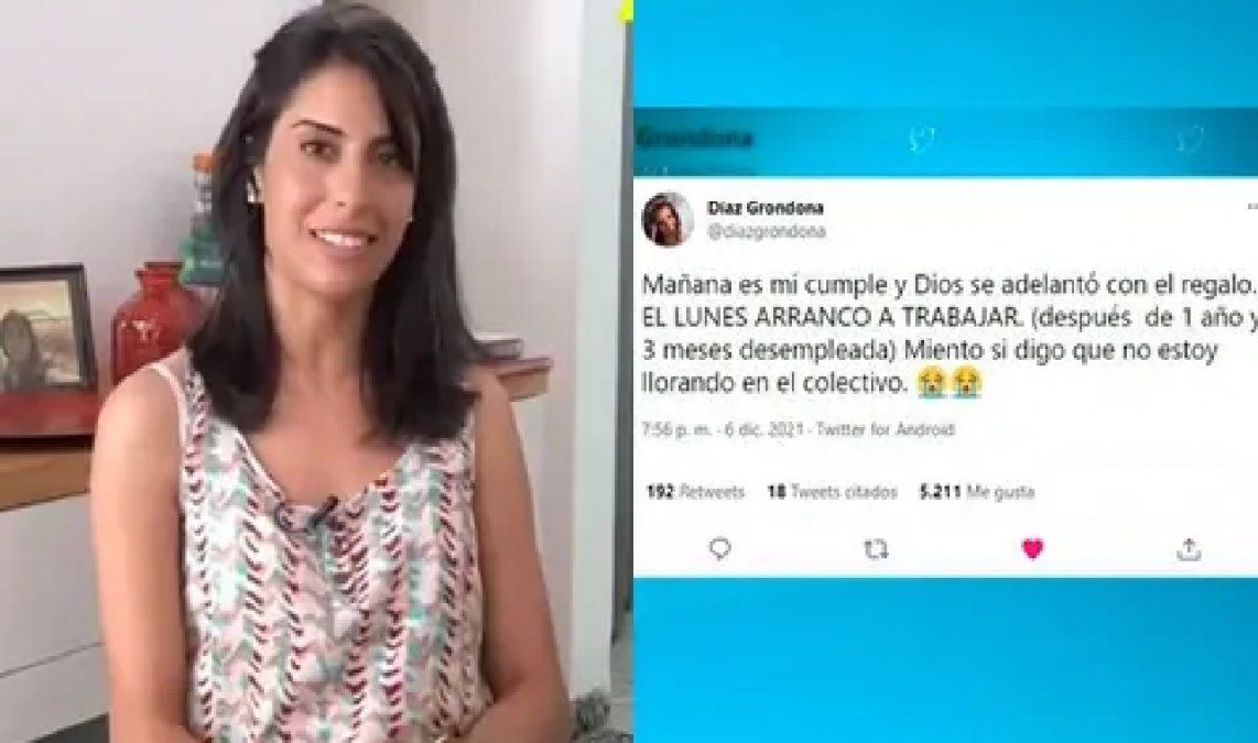 Estuvo un año desempleada y el día de su cumpleaños consiguió trabajo: Tenía comida solo hasta fin de año