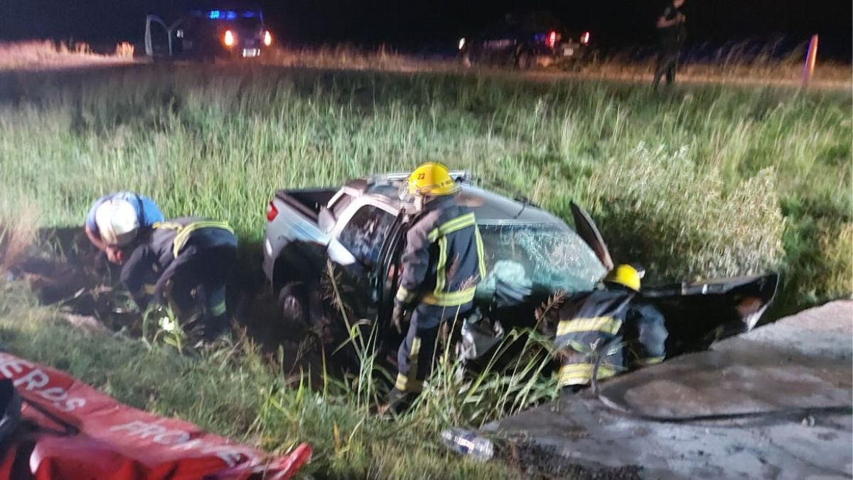 El grave accidente se produjo en la Ruta Nacional 19