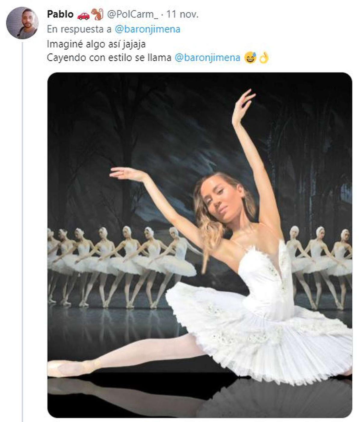 Jimena Bar&oacute;n sufri&oacute; un accidente en el restaurante de Roberto Garc&iacute;a Morit&aacute;n.