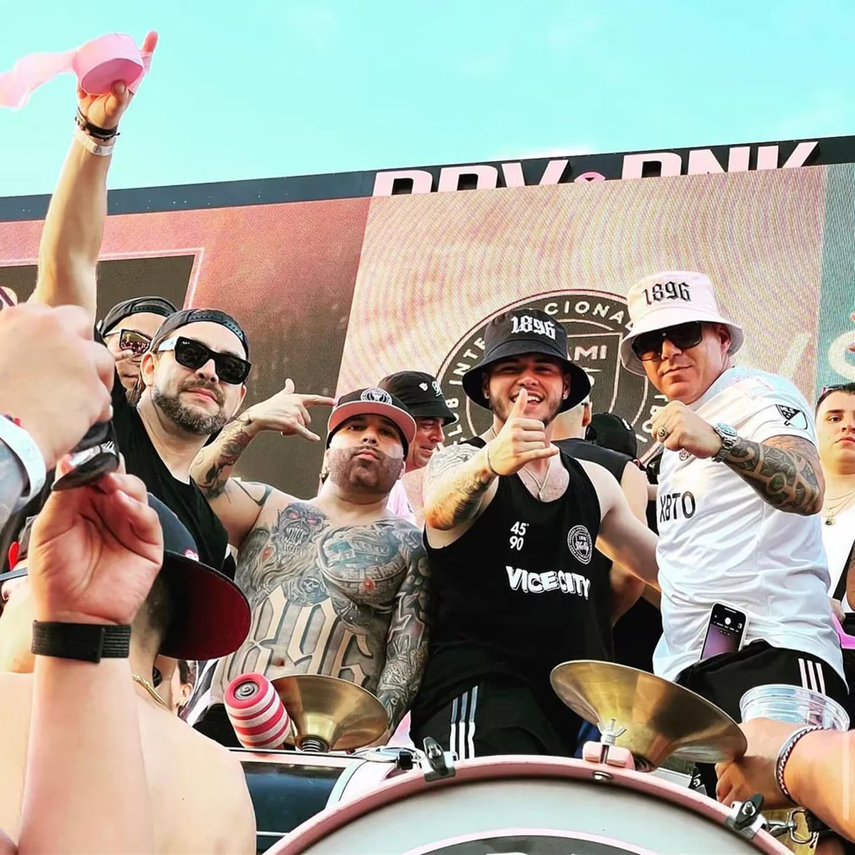 La hinchada del inter de Miami tiene muchos hinchas argentinos