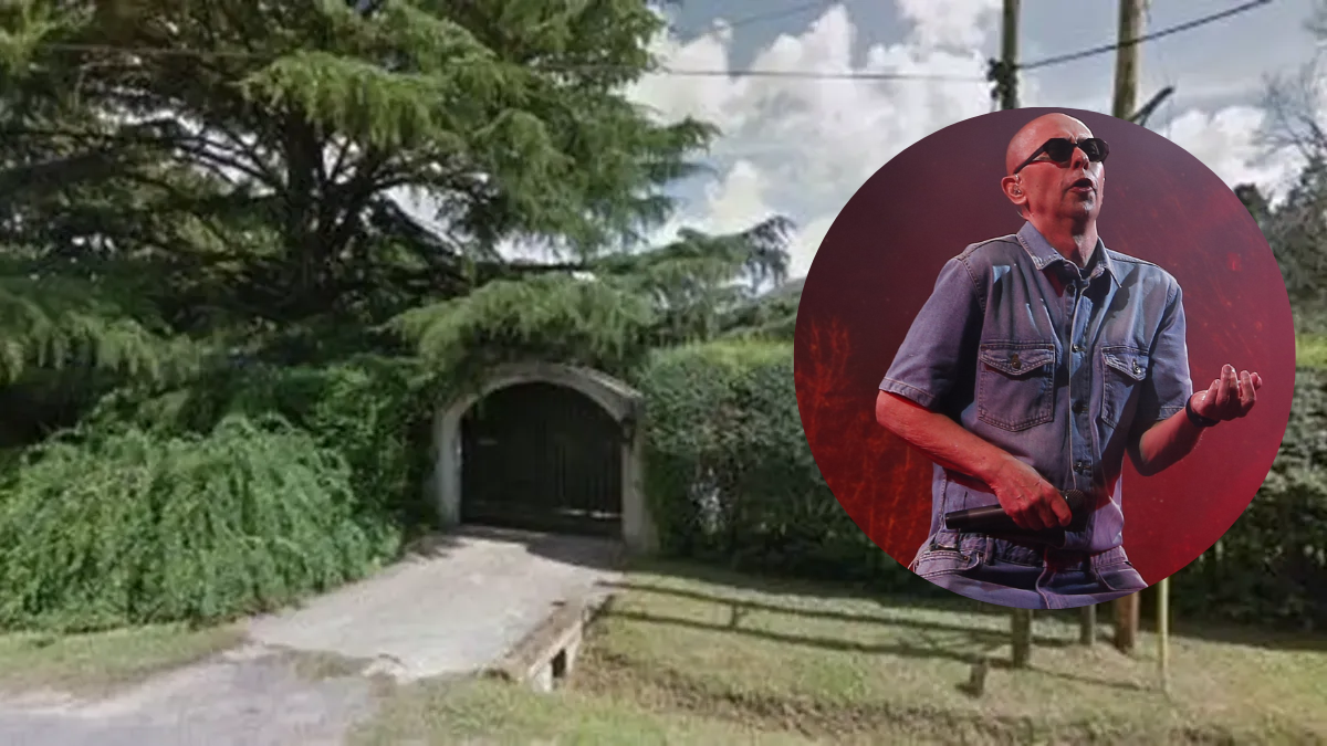 La impresionante casa del Indio Solari y su obsesión por la seguridad