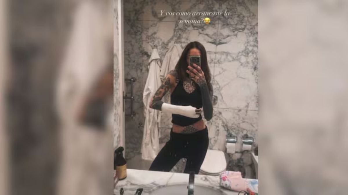 Cande Tinelli sufri&oacute; una ca&iacute;da durante la grabaci&oacute;n de su reality familiar. &nbsp;