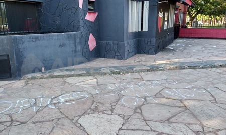 Así quedó la sede de Colón tras el ataque armado. Así quedó la sede de Colón tras el ataque armado.
