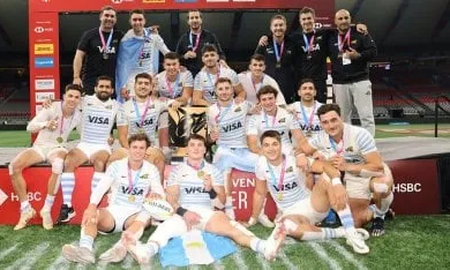 Los Pumas 7s se consagraron campeones del seven de Vancouver al vencer a Francia Los Pumas 7s se consagraron campeones del seven de Vancouver al vencer a Francia