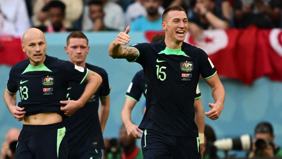 Australia venció a Túnez y se jugará el pase a octavos por el Grupo C ante Dinamarca.