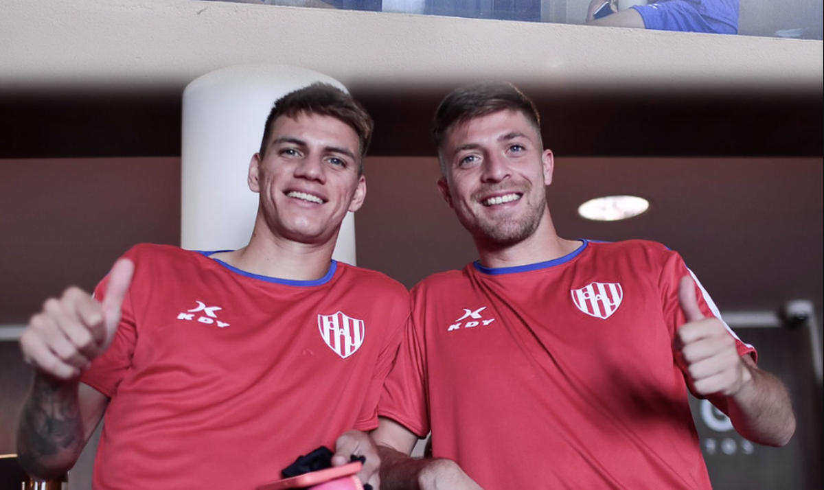 Kevin Zenón y Federico Vera en Uruguay. Kevin Zenón y Federico Vera en Uruguay.