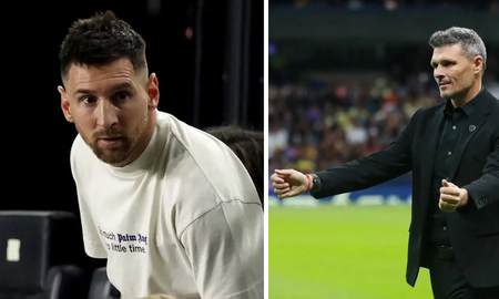 Fernando Ortíz calentó la previa del partido contra Lionel Messi e Inter Miami. Fernando Ortíz calentó la previa del partido contra Lionel Messi e Inter Miami.