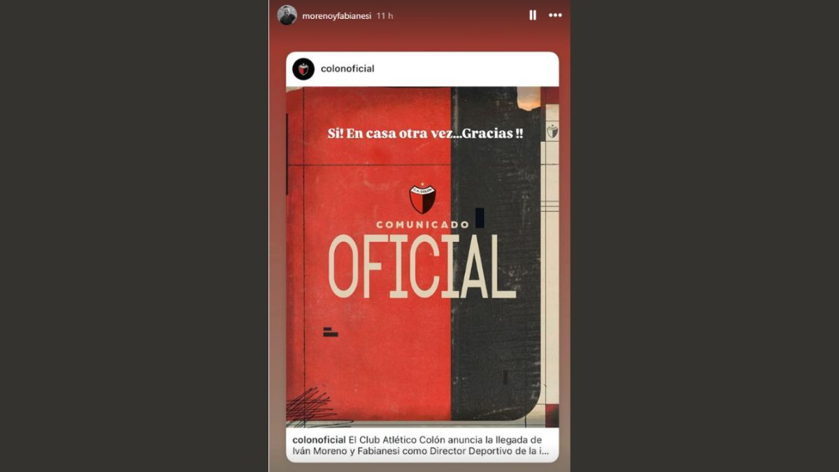 El paso de Iván Moreno y Fabianesi por Colón no fue el esperado por los hinchas que ahora se preguntan qué hizo con sus redes sociales. El paso de Iván Moreno y Fabianesi por Colón no fue el esperado por los hinchas que ahora se preguntan qué hizo con sus redes sociales.