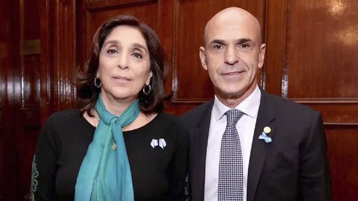 Silvia Majdalani y Gustavo Arribas
