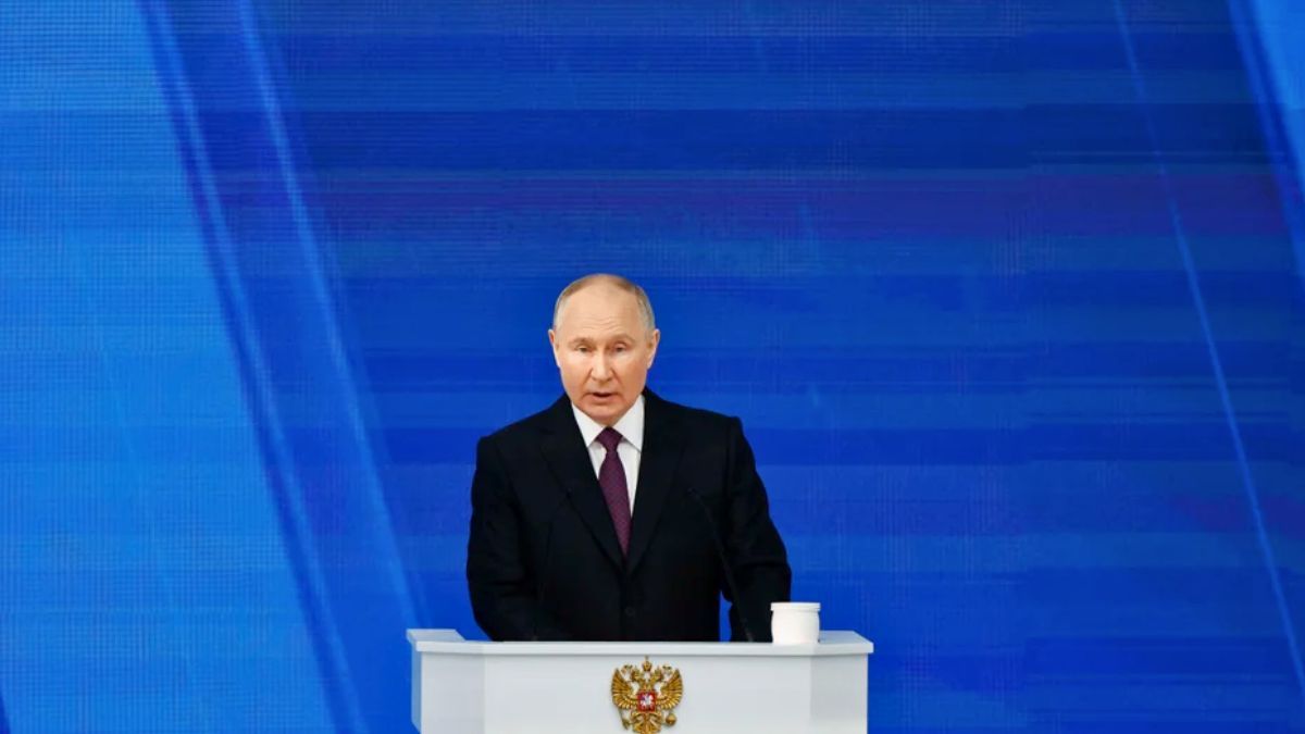 El presidente ruso, Vladímir Putin, pronunció su discurso anual ante la Asamblea Federal, en Moscú. El presidente ruso, Vladímir Putin, pronunció su discurso anual ante la Asamblea Federal, en Moscú.