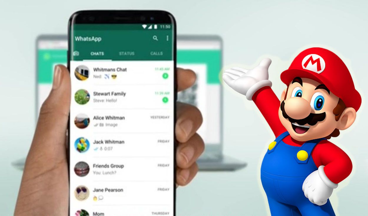 Cómo activar el "modo Mario Bros" en WhatsApp