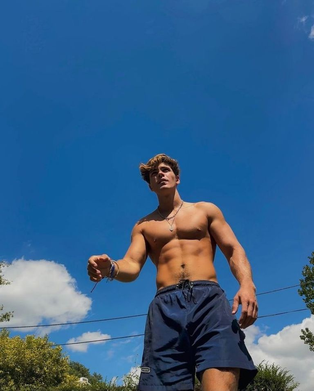 Marcos Ginocchio pasó como modelo.