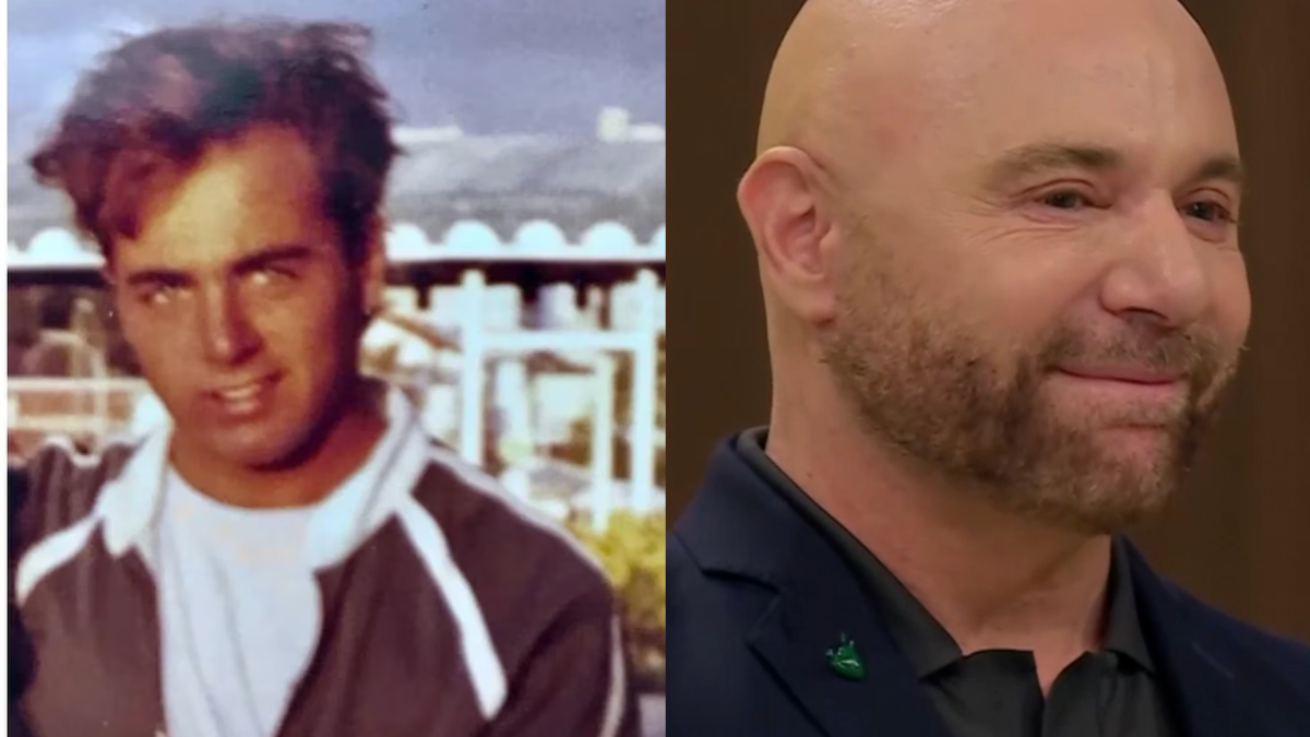 Germán Martitegui con una increíble cabellera y su estilo característico.