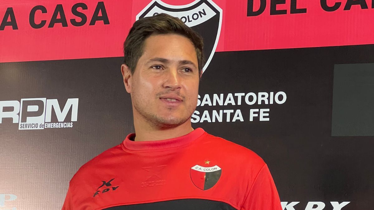Ezequiel Medrán habló en conferencia de prensa tras asumir como nuevo técnico de Colón.
