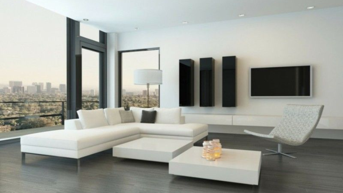 Decoración minimalista.