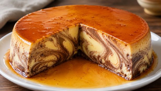 Cómo hacer el flan mixto más rico, un postre casero con vainilla, chocolate y mucho caramelo. Cómo hacer el flan mixto más rico, un postre casero con vainilla, chocolate y mucho caramelo.