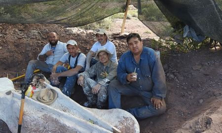 Descubrieron en Vaca Muerta restos fósiles de un dinosaurio de 95 millones de años. Descubrieron en Vaca Muerta restos fósiles de un dinosaurio de 95 millones de años.