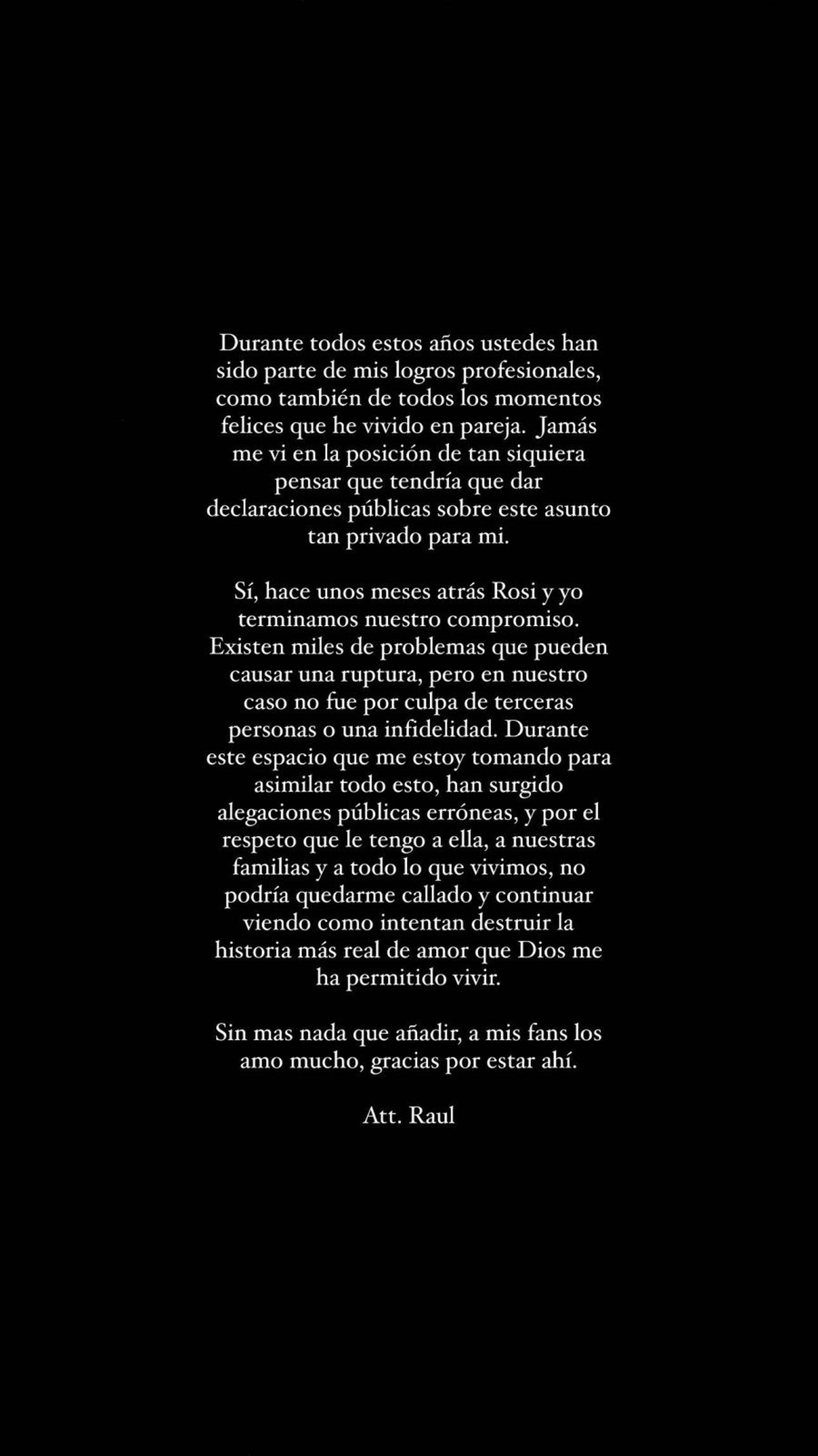 Rauw Alejandro rompió el silencio y habló de su separación con la cantante. Rauw Alejandro rompió el silencio y habló de su separación con la cantante.