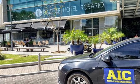 Un allanamiento tuvo lugar en un estudio contable del edificio Alto Buró de la ciudad de Rosario. Un allanamiento tuvo lugar en un estudio contable del edificio Alto Buró de la ciudad de Rosario.
