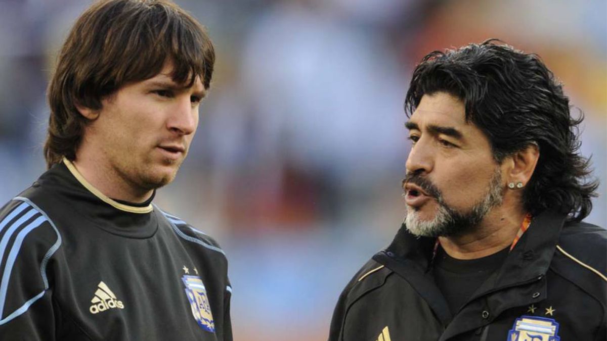 Eterno Diego, el posteo de Messi en el aniversario del fallecimiento de Maradona