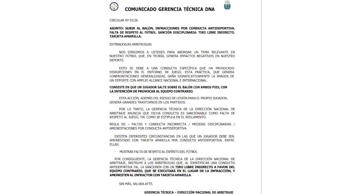 Comunicado completo. Comunicado completo.