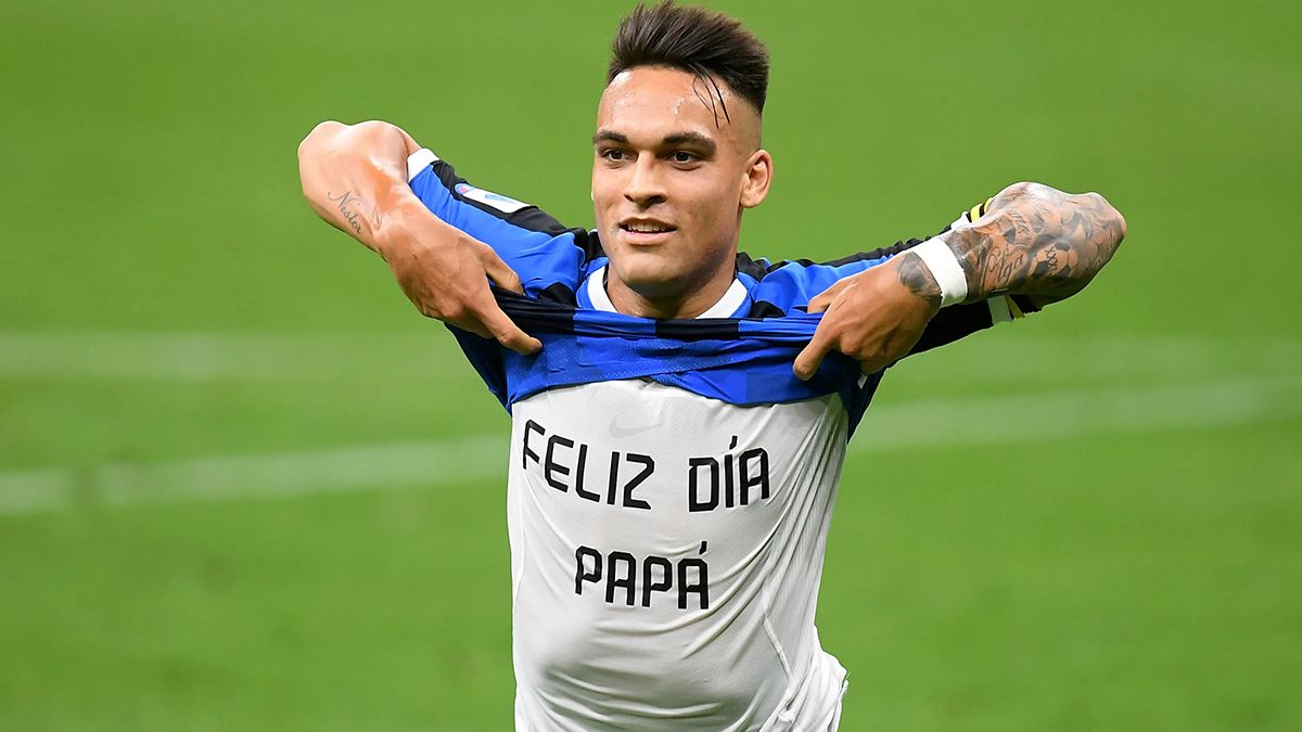 El Toro Mart&iacute;nez dedica su gol frente a Sampdoria a su padre.&nbsp;