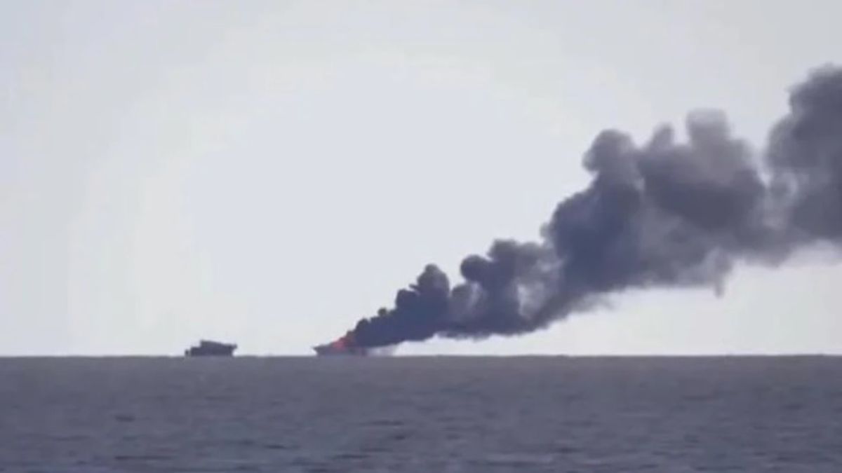 Tomó fuego una embarcación en el Río de La Plata