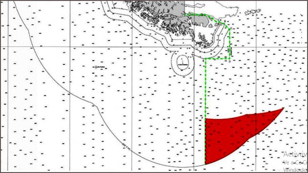 Chile se atribuyó la facultad de proyectar la plataforma submarina continental al Este del meridiano 67º 16.
