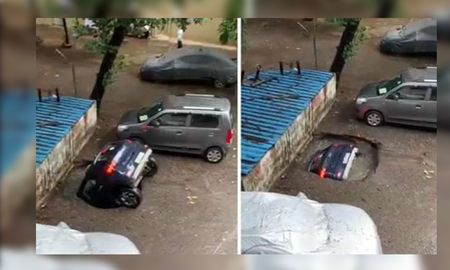El vehículo desapareció en cuestión de segundos. El vehículo desapareció en cuestión de segundos.