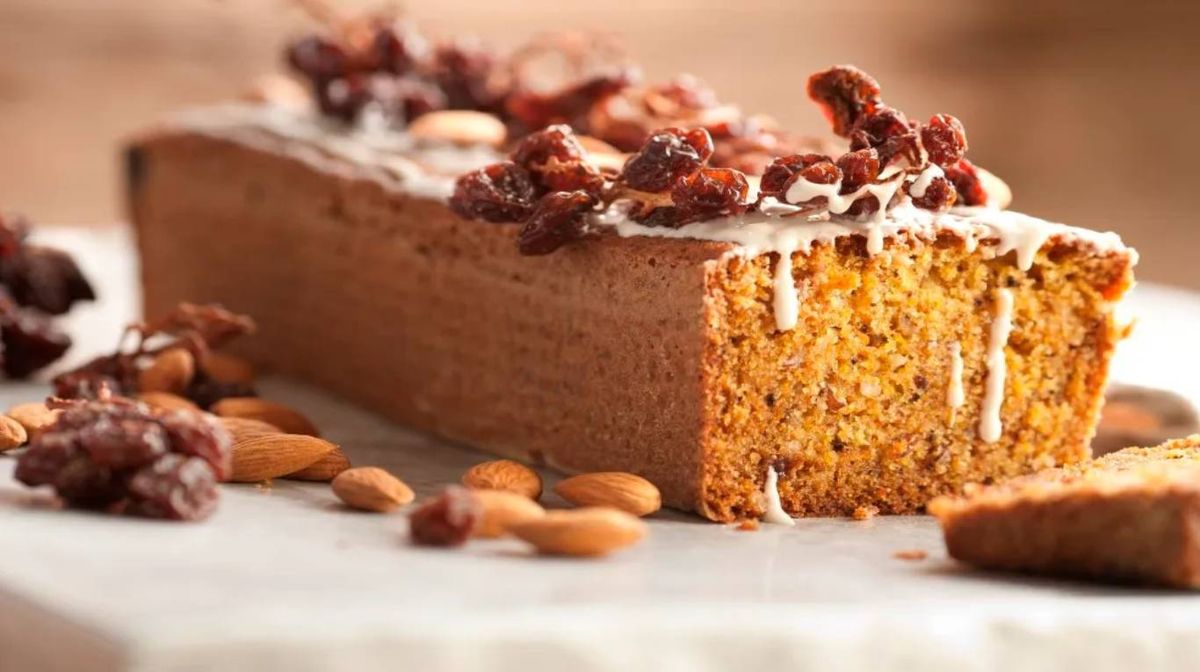 Budín de zanahoria y almendras