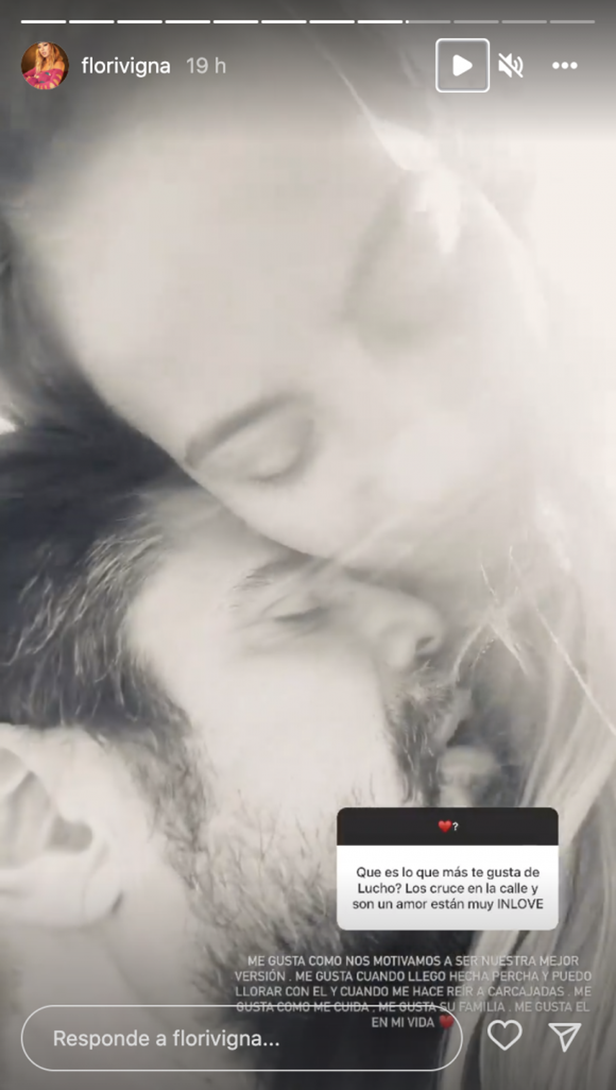 Flor Vigna contó qué es lo que más le gusta de Luciano Castro.