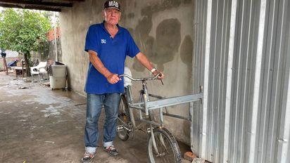 El vendedor de copos de nieve, que había sufrido un robo en la Peregrinación a Guadalupe, recuperó su bicicleta