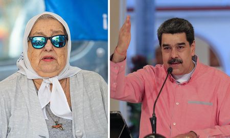 “Conozco a Maduro y lo que está haciendo para sostener ese Gobierno del que lo quieren sacar”, dijo Hebe de Bonafini. “Conozco a Maduro y lo que está haciendo para sostener ese Gobierno del que lo quieren sacar”, dijo Hebe de Bonafini.