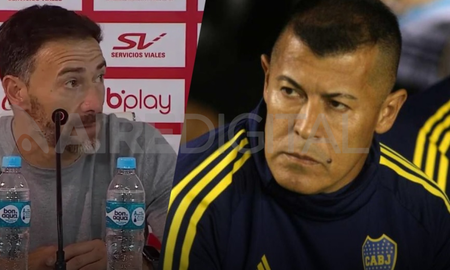 jorge almiron hablo del var mientras el kily gonzalez pedia que no le roben