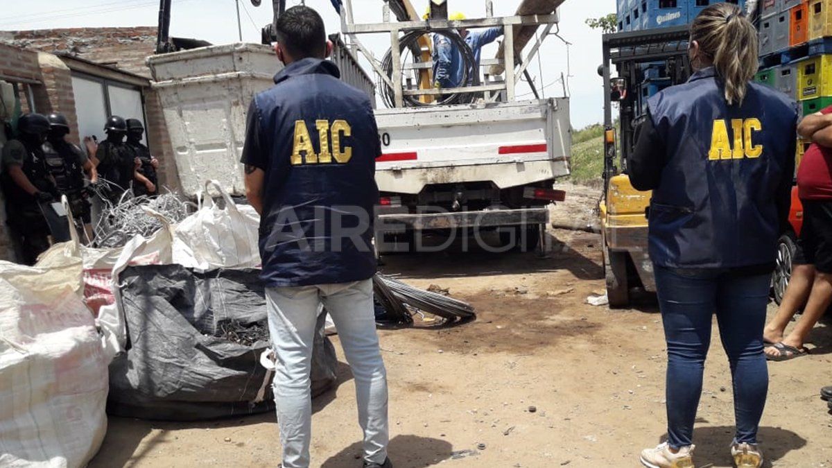 El robo de cables es una modalidad extendida en la ciudad. Durante los últimos tiempos