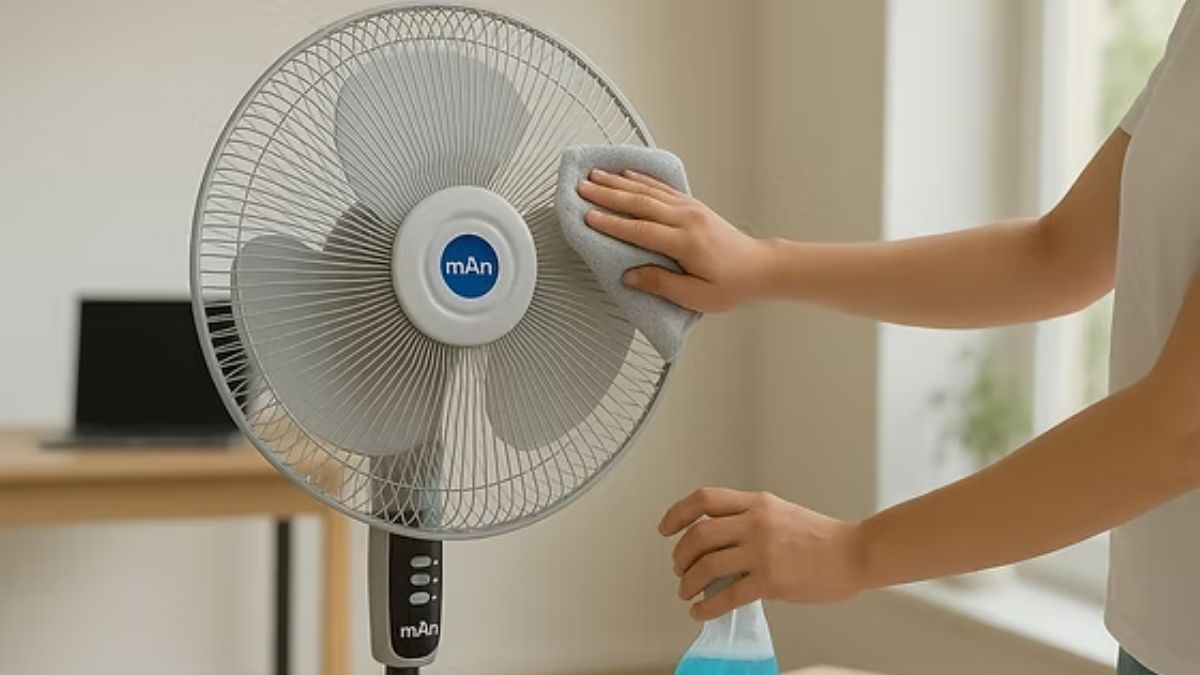 Cómo limpiar el ventilador con un truco casero y sin desarmarlo.