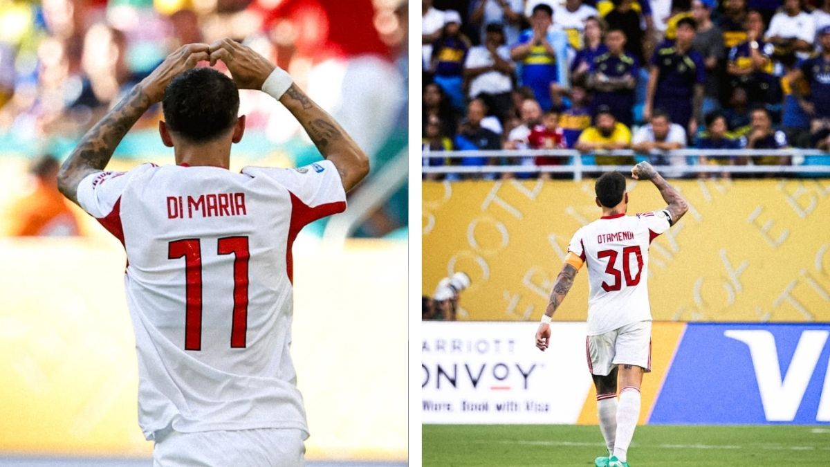Di María pidió disculpas en su gol a Boca y Otamendi lo gritó con furia: lo que dejó el empate 2 a 2.