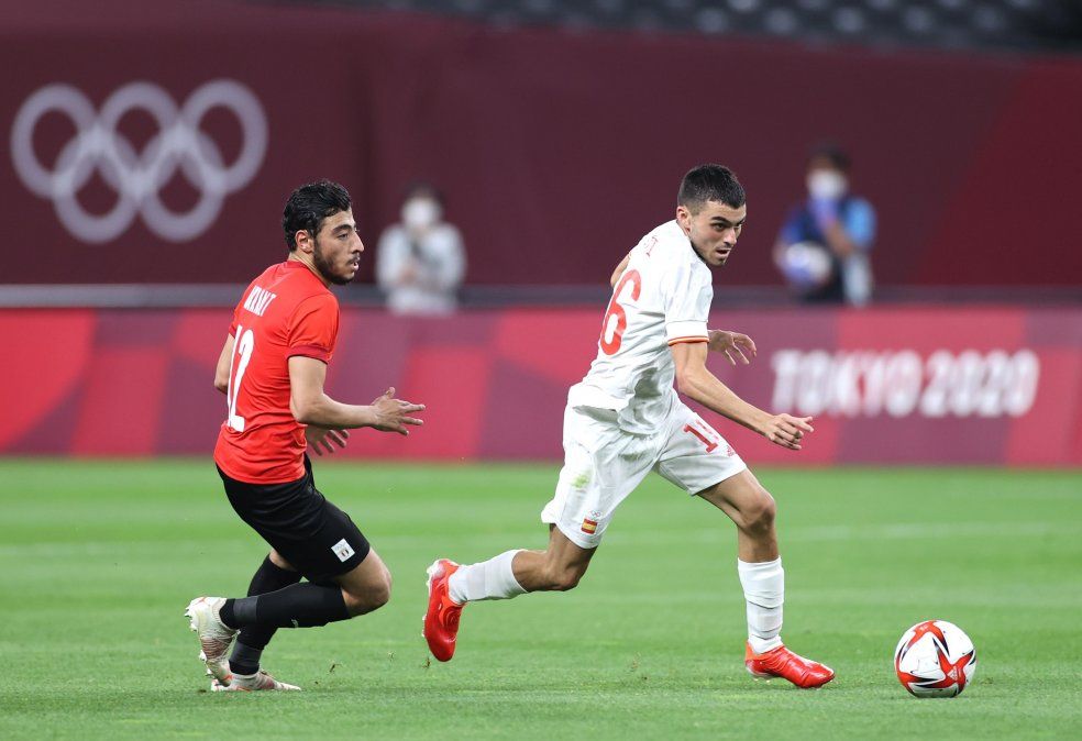 España y Egipto igualaron sin goles en su estreno en el Grupo C de los Juegos Olímpicos de Tokio 2020.
