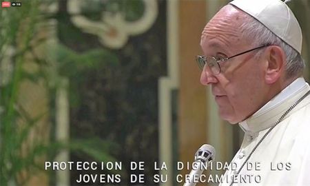 el papa llamo a combatir el abuso de chicos en internet, tras un nuevo ?mea culpa? por los escandalos en la iglesia el papa llamo a combatir el abuso de chicos en internet, tras un nuevo ?mea culpa? por los escandalos en la iglesia