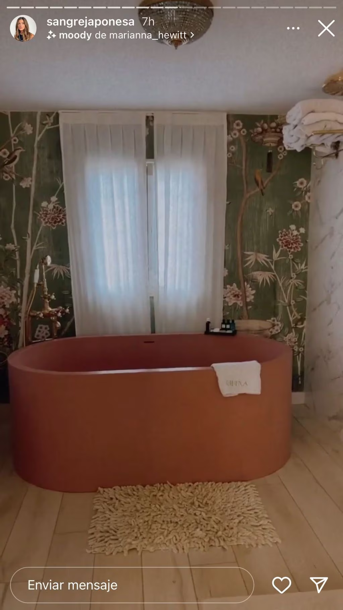 Así remodeló su baño la China Suárez.