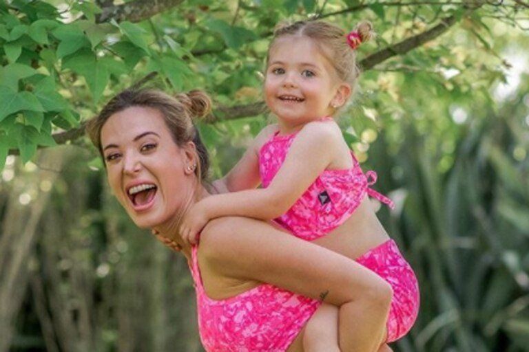 Jesica Cirio compartió un polémico video de su hija entrenando. 