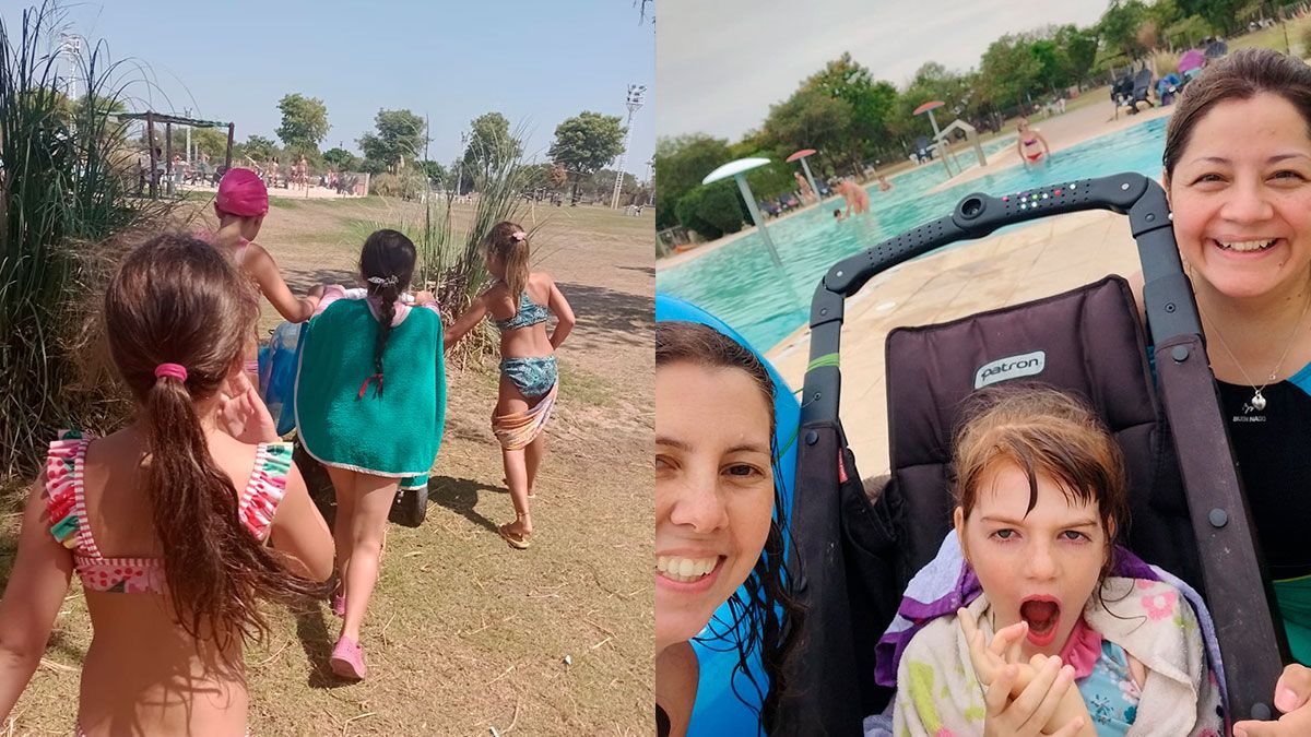 Araceli cuenta que las niñeces y las familias siempre acompañan en actividades de inclusión. Araceli cuenta que las niñeces y las familias siempre acompañan en actividades de inclusión.