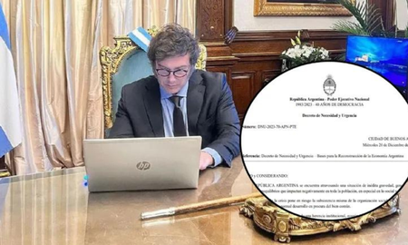 El Gobierno nacional buscar revertir el fallo de la Justicia que resolvió que el DNU de Javier Milei es inconstitucional en materia laboral. El Gobierno nacional buscar revertir el fallo de la Justicia que resolvió que el DNU de Javier Milei es inconstitucional en materia laboral.
