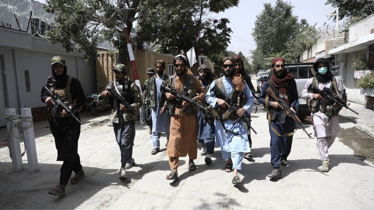 Los talibanes festejaron la retirada de Estados Unidos. 