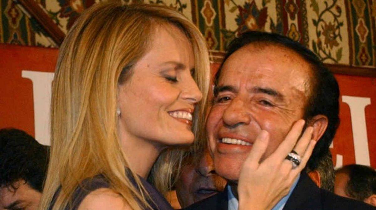 Cecilia Bolocco y Carlos Menem, un amor cuestionado por todos.