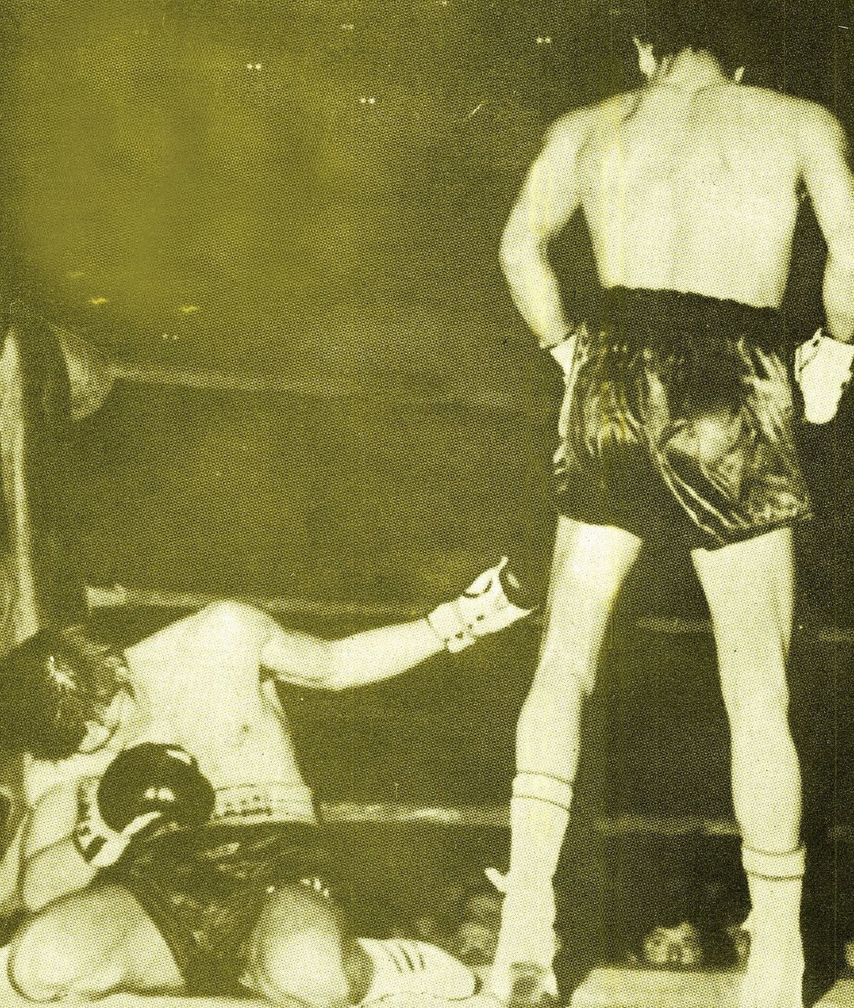 En la lluviosa noche del sábado 7 de noviembre de 1970, Monzón se consagró campeón mundial mediano unificado AMB-CMB tras noquear en el Palazzo dello Sport de Roma al italiano Giovanni Nino Benvenuti en el 12º round.