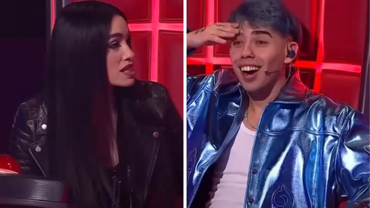 Lali Espósito y Luck Ra compartieron un momento distendido en el programa.