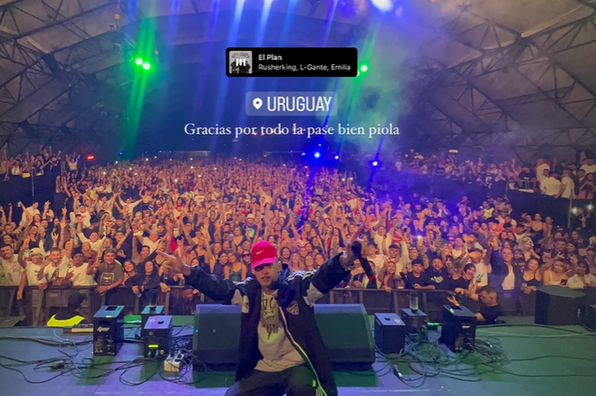 L-Gante y Callejero Fino se presentaron en Uruguay, pero todo terminó mal.